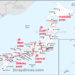 Map of Alternatives to the JR Passes, the regional JR Passes