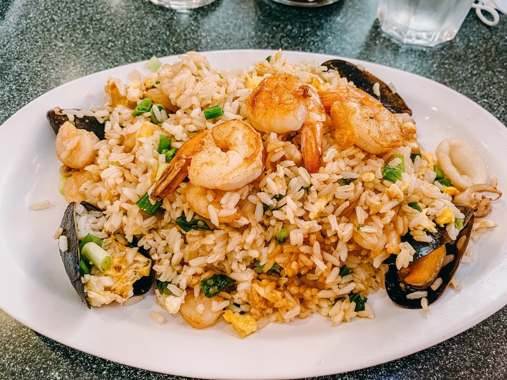 Arroz Chaufa de Mariscos from Lima Criolla