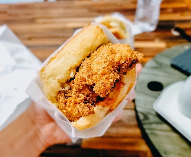 Queen Beak from Bird Bird Biscuit, one of the best places to eat in Austin