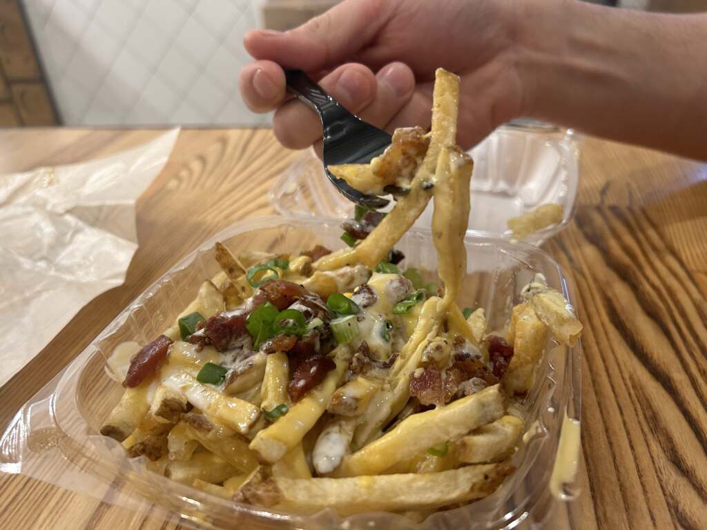 Fries and Burger Mojo