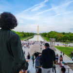 Jordan in front of The National Mall