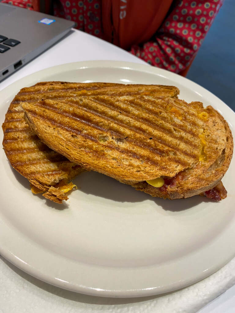 Panini from Buon Giorno Coffee in Fort Worth, Texas